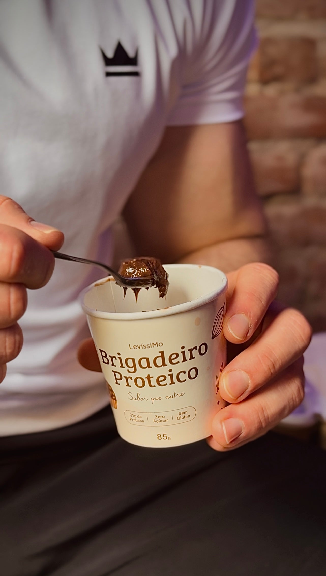 Levíssimo de Brigadeiro Proteico - 31g de proteína
