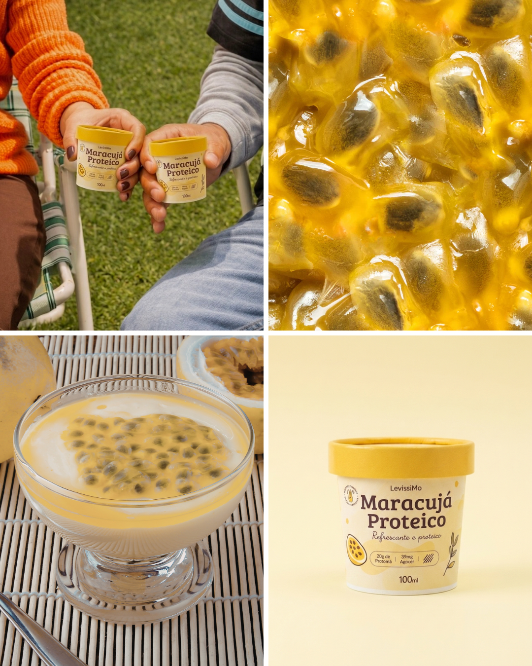 Levíssimo de Maracujá Proteico - 22 g de proteína
