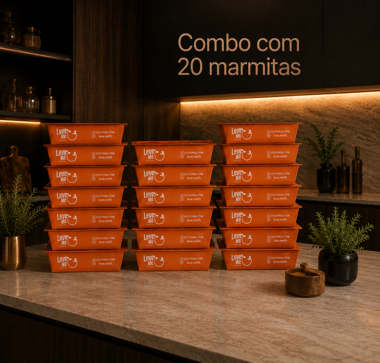 COMBO ECONÔMICO PREMIUM (20 REFEIÇÕES)