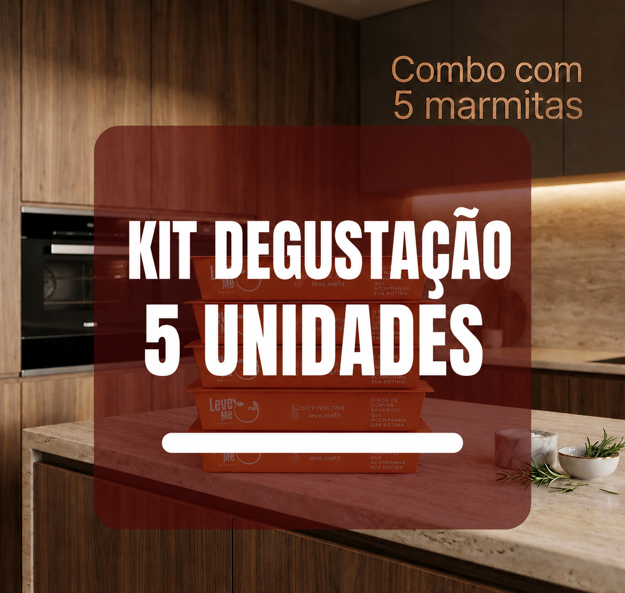 KIT DEGUSTAÇÃO ESSENCIAL (5 REFEIÇÕES)