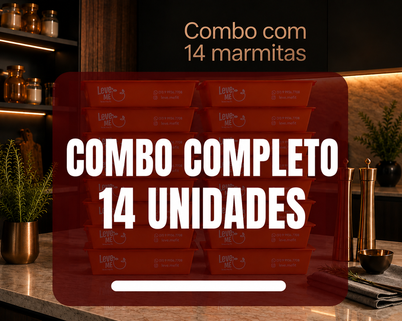 COMBO COMPLETO PREMIUM (14 REFEIÇÕES)