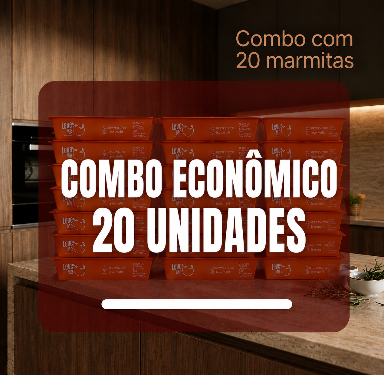 COMBO ECONÔMICO ESSENCIAL (20 REFEIÇÕES)